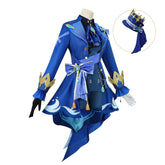 Genshin Impact Furina Cosplay Costume – Black Focalors Elegant Attire - Coscosmos